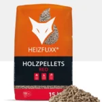 Pellet di latifoglia Heizfuxx Red ENplus A1 6 mm - pallet completo 975 kg (65 x 15 kg)