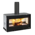 Inserto a legna ventilato con sistema di recupero calore e filtro catalitico INSERTO 100 EOS